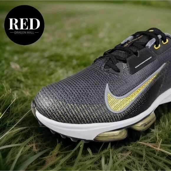 Nike Zoom Infinity Tour 2 Black Gold Golf Shoes FD0217-003 - Men\'s Size 9 main image 10